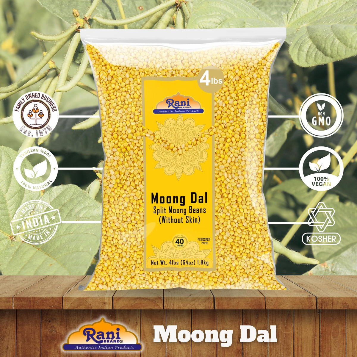 Moong Dal simmering in a pot for a creamy dal or curry.
