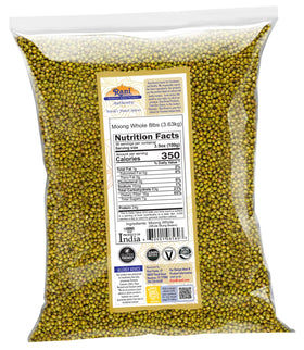 Rani Moong Whole gluten-free product label on packaging.