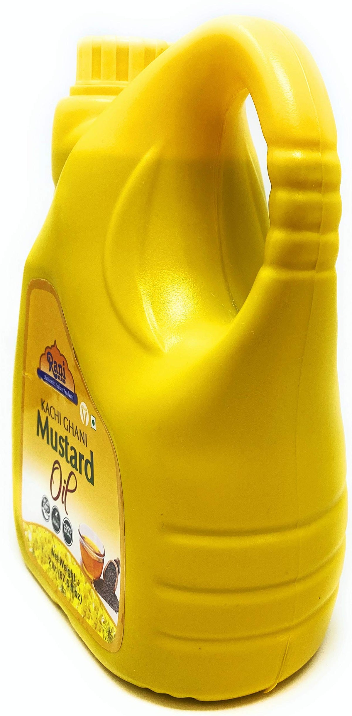 Rani Mustard Oil 2L bottle shown for home pantry and routine uses