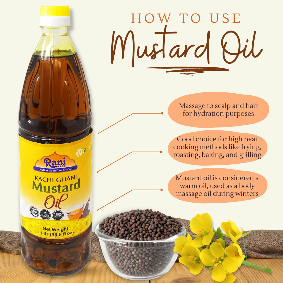 Rani Mustard Oil massage scene evokes warmth and relaxation