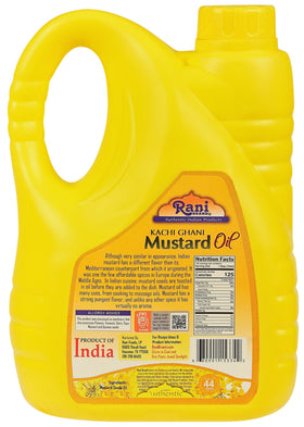 Rani Mustard Oil skin-care shot on hands implies rich moisture
