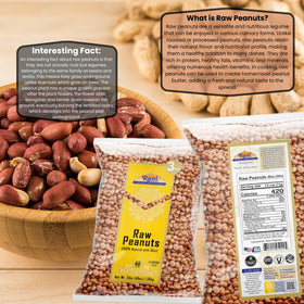 Rani Peanuts spanish-grade-groundnut with red-skin ideal for snacks