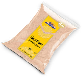 Kitchen setting with Ragi flour ready for everyday cooking and baking