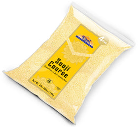 Rani Sooji Coarse close-up reveals granular texture perfect for doughs.