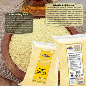 Rani Sooji Coarse halva dessert ready to become a silky sweet