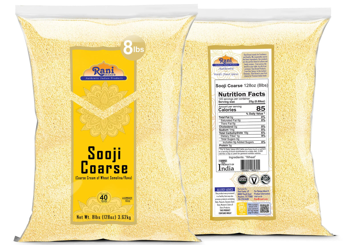 Rani Sooji Coarse pasta dough ready for homemade noodles