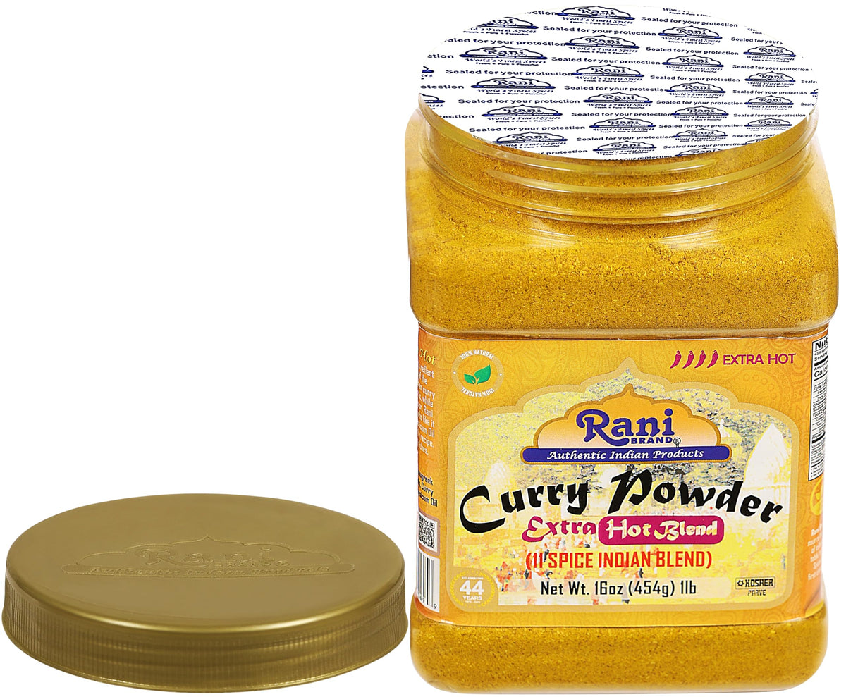 Rani spices on the kitchen counter evoke home cooking and flavor.