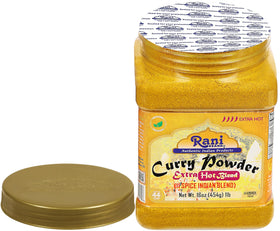 Rani spices on the kitchen counter evoke home cooking and flavor.
