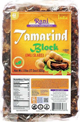 Rani Tamarind block front view, ideal chutney base.