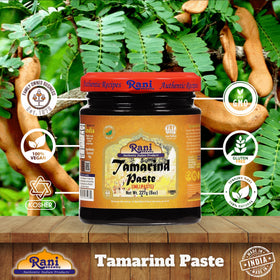 Rani Tamarind paste served in a chutney bowl