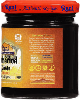 Rani Tamarind paste vegan and gluten-free on label