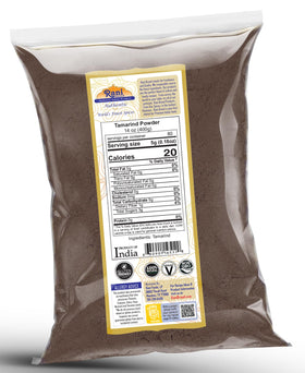 Rani Tamarind Powder ingredients close-up highlights pure tamarind with no additives.
