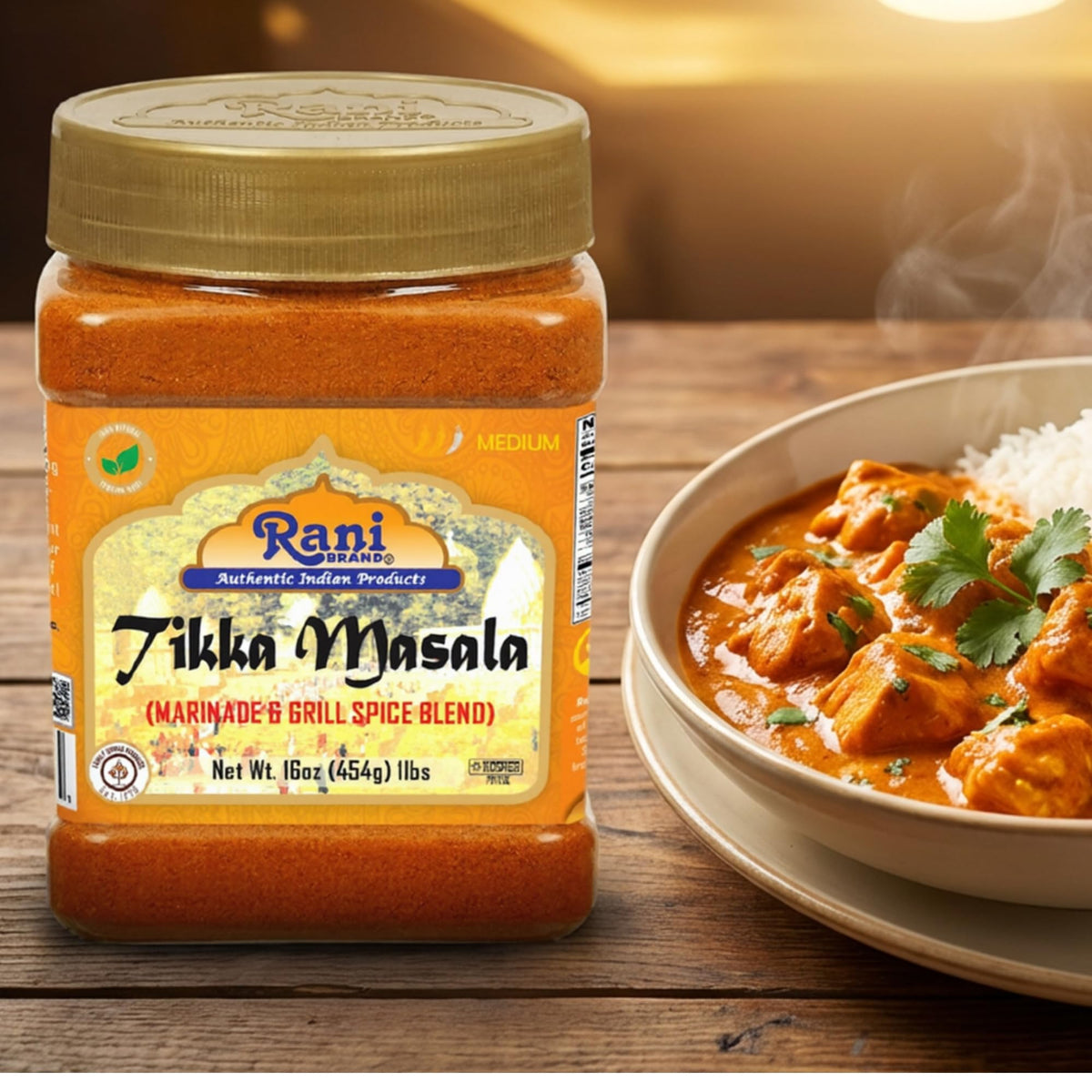 Vegetable curry with Rani Tikka Masala for vibrant spice.