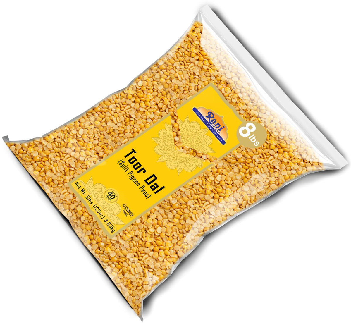 Rani Toor Dal pantry storage image shows durable bag for long-term use.