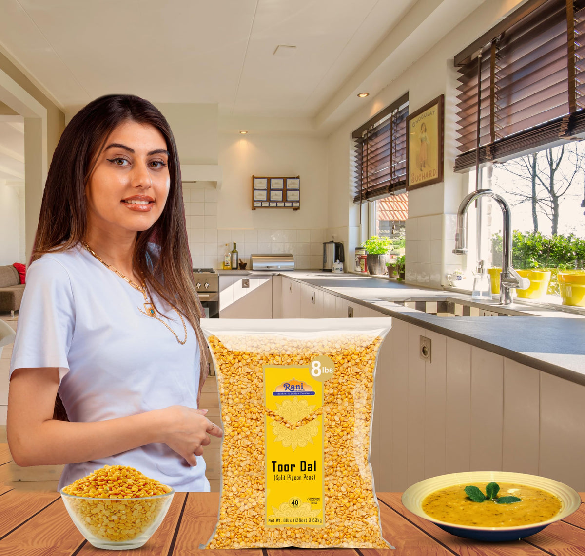 Rani Toor Dal vegan protein base for plant-based meals.