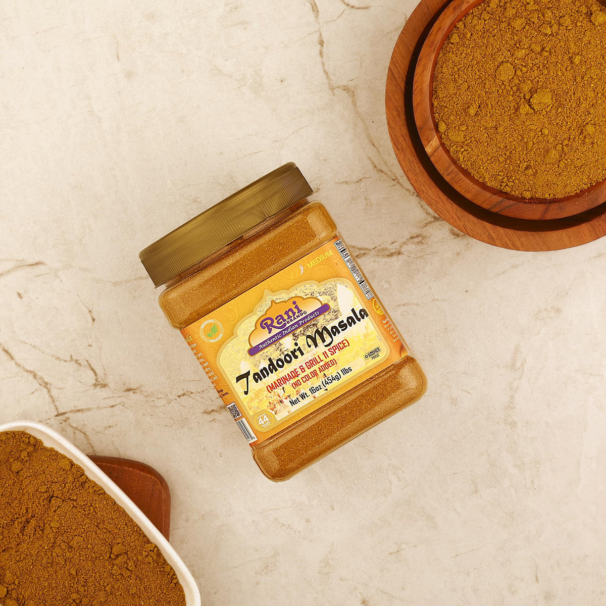 Rani Brand Tandoori Masala spoon scooping powder for seasoning