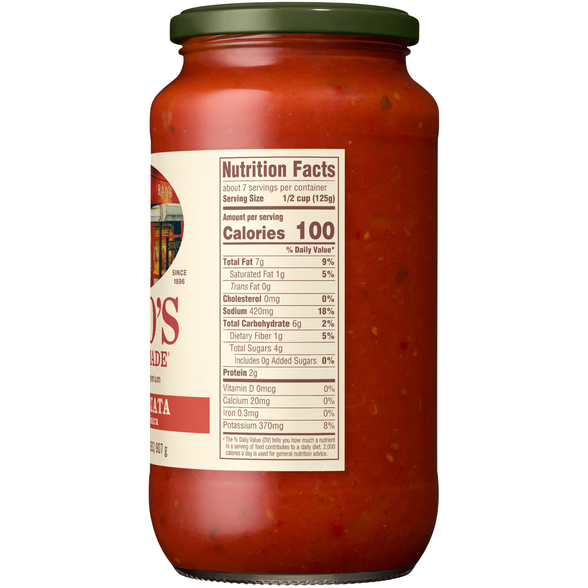 Rao's Arrabbiata sauce made in Italy reflecting traditional craftsmanship
