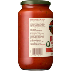 Rao's Arrabbiata sauce slow-simmered in small kettles for depth