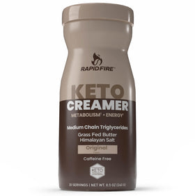 Rapid Fire Ketogenic Creamer powder for MCT energy boost in your coffee