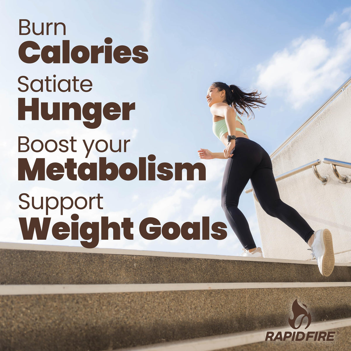 Rapid Fire Ketogenic Coffee resealable bag packaging preserves freshness for on-the-go mornings.