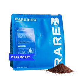 Rarebird Px Coffee jar showcasing clean energy for steady focus