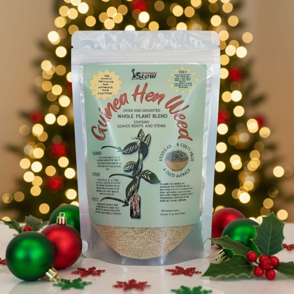 Rastaman Stew naturally organic Guinea Hen Weed grown wild and pure