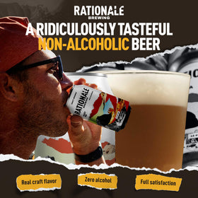 Rationale Brewing Award-Winning NA Drinks portfolio signals trusted quality and consistency.