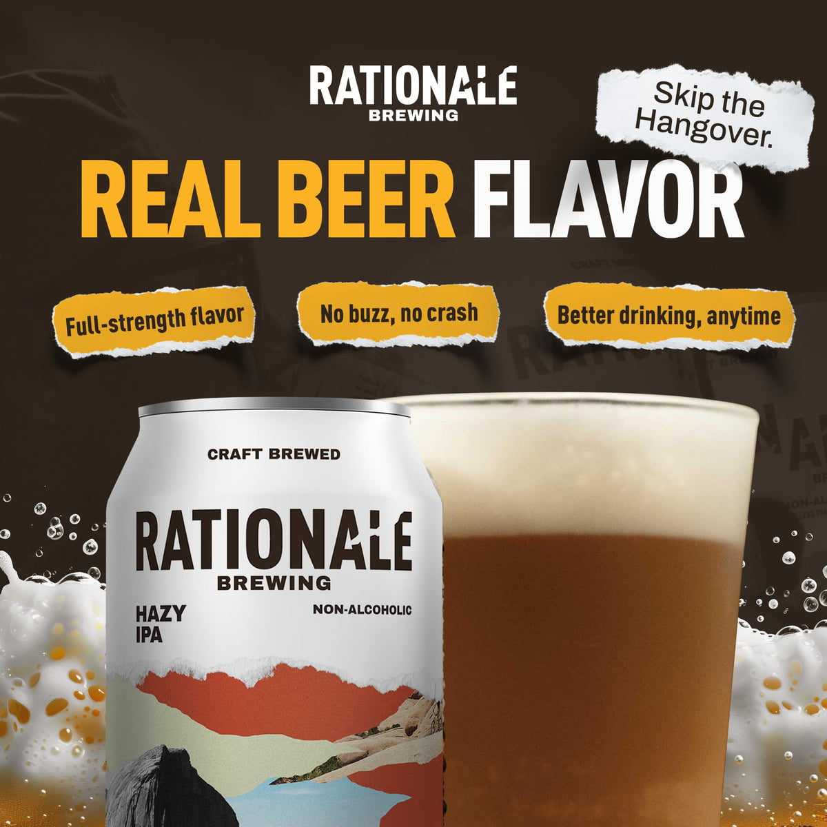 Close-up of premium ingredients used by Rationale Brewing for quality NA beer.