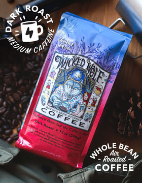 Raven's Brew air-roasted coffee delivers a cleaner, less bitter flavor.