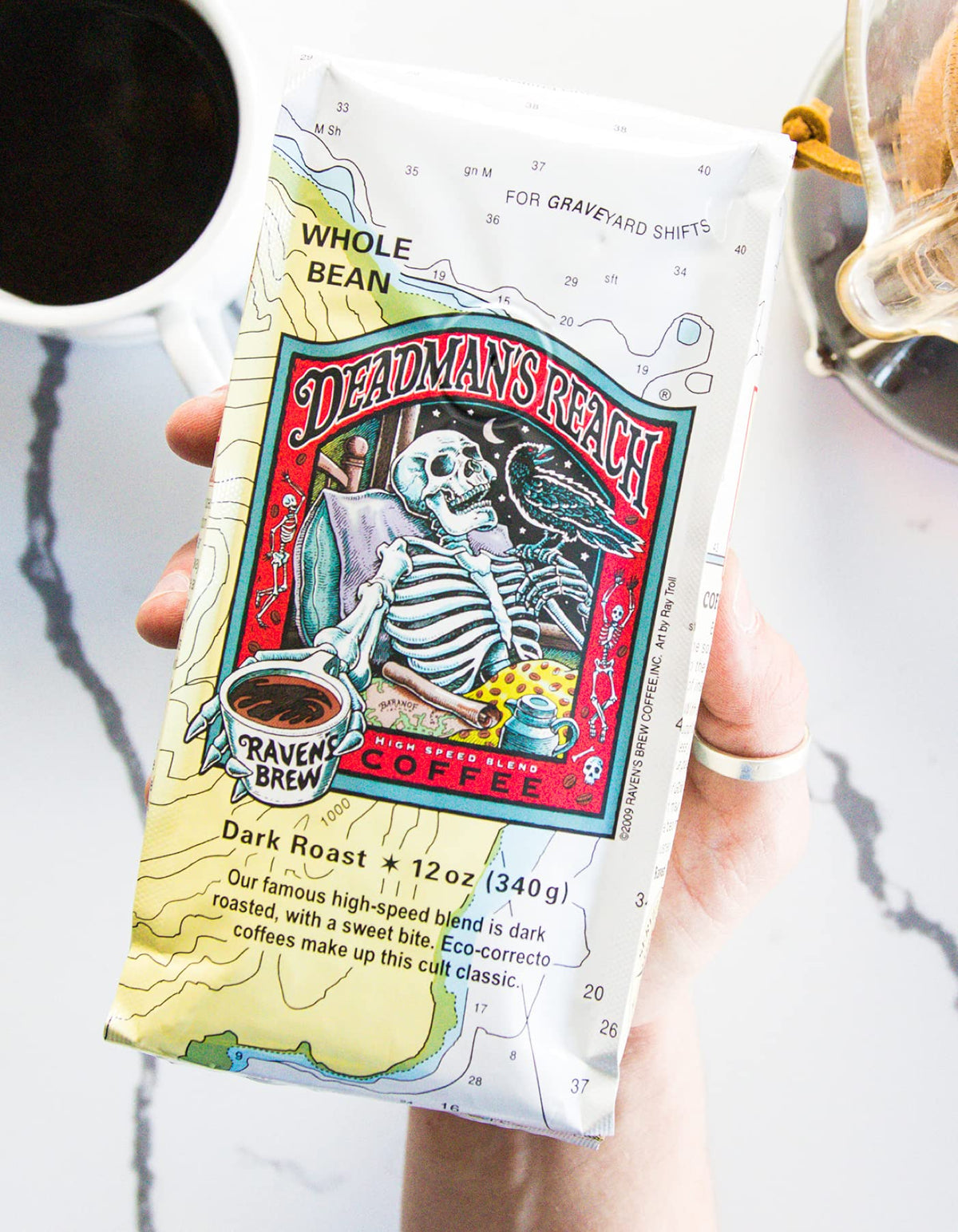 Raven's Brew Deadman's Reach air valve packaging preserves freshness