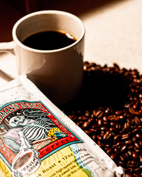 Raven’s Brew Deadman’s Reach brewing options for drip, press, and espresso