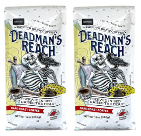 Raven's Brew Deadman's Reach pack 12oz preserves freshness for bold mornings.