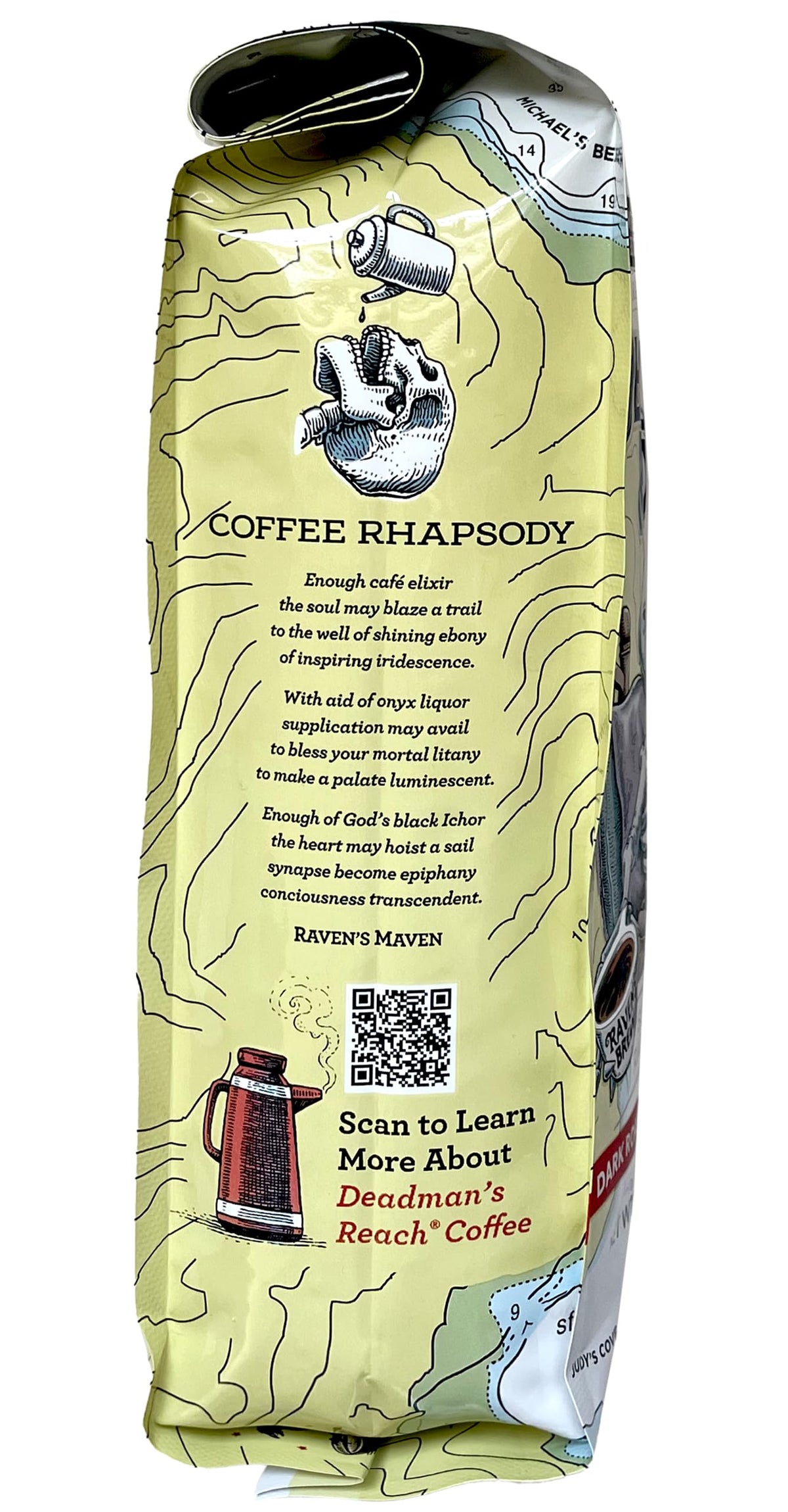 Raven’s Brew freshness valve protects aroma and flavor in packaging