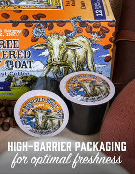 Raven's Brew K-Cup compatible brewers scene illustrating easy, compatible caffeine brewing