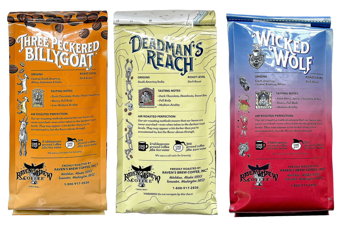 Raven's Brew sustainable sourcing supports small family growers.