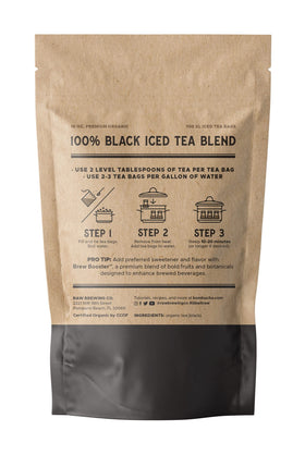 Raw Brewing Co Southern Standard loose leaf tea offers customizable strength and rich aroma.