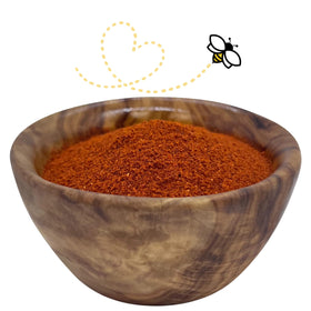 Raw Essentials Chimayo Chile Powder spoon for precise measuring of enchiladas