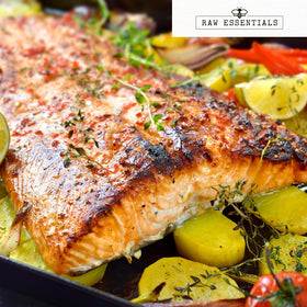 Raw Essentials Honey Aleppo Pepper on grilled meats enhances flavor