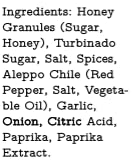 Raw Essentials Honey Aleppo Pepper with roasted vegetables for depth