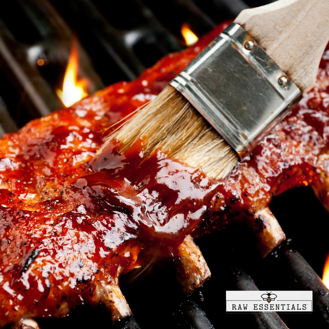 Raw Essentials Mesquite Smoke Powder added to sauce or marinade for smoky depth