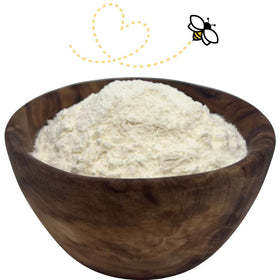 Raw Essentials Parmesan powder dusting pasta elevates creamy sauces with nutty depth.