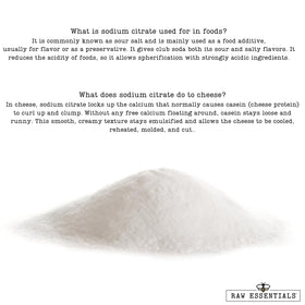 Raw Essentials Sodium Citrate creamy cheese sauce demonstrates silky texture
