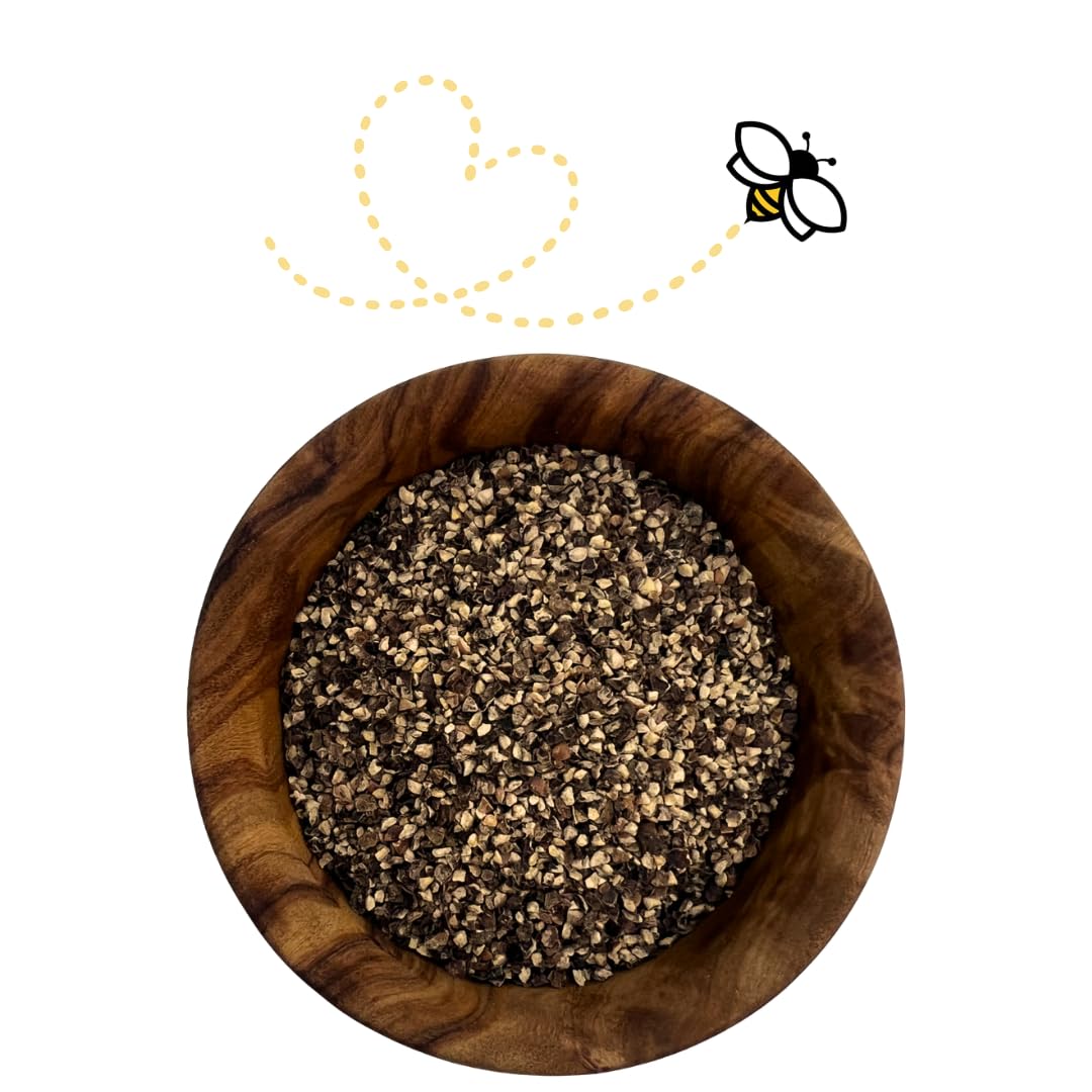 Raw Essentials smoked black pepper 12-mesh grind provides even texture for sauces and marinades.