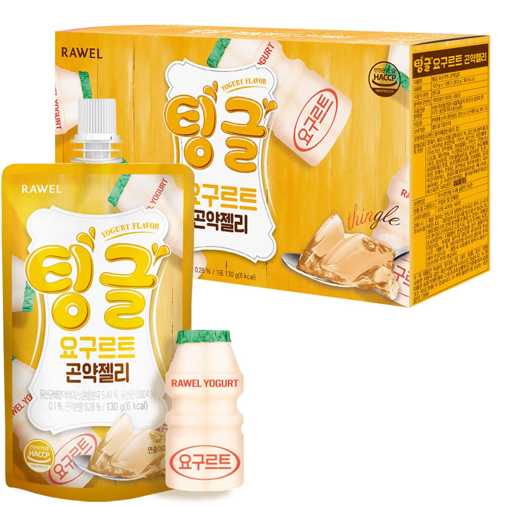 RAWEL Thingle box-pack 130g konjac jelly for easy portion control on the go.