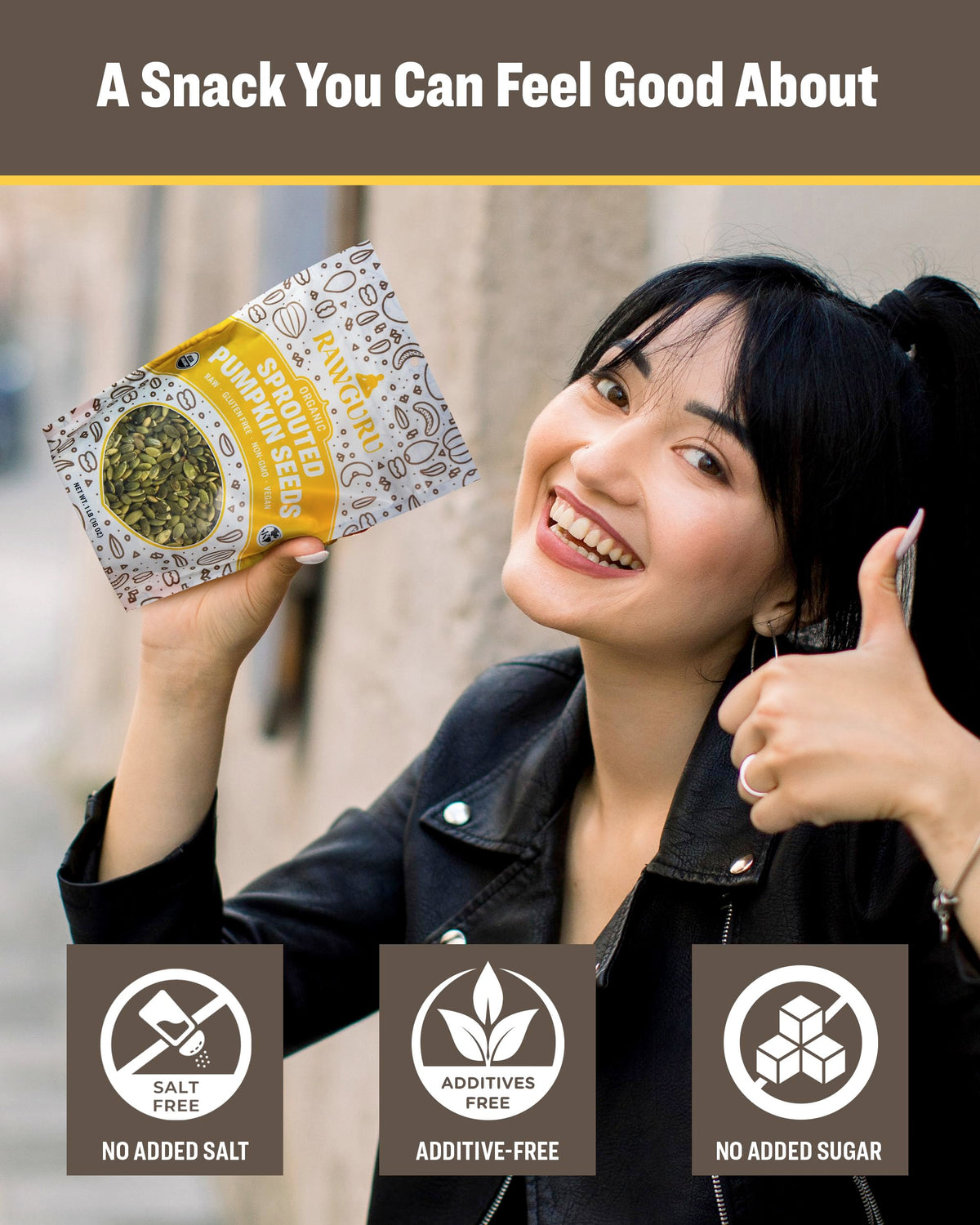 RawGuru seeds in a snack bowl, simple real-ingredients pleasure.