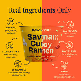RAWMYUN Ready in 4-6 minutes for a quick meal