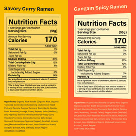 RAWMYUN Savory Curry cup with steam and aroma for a quick meal