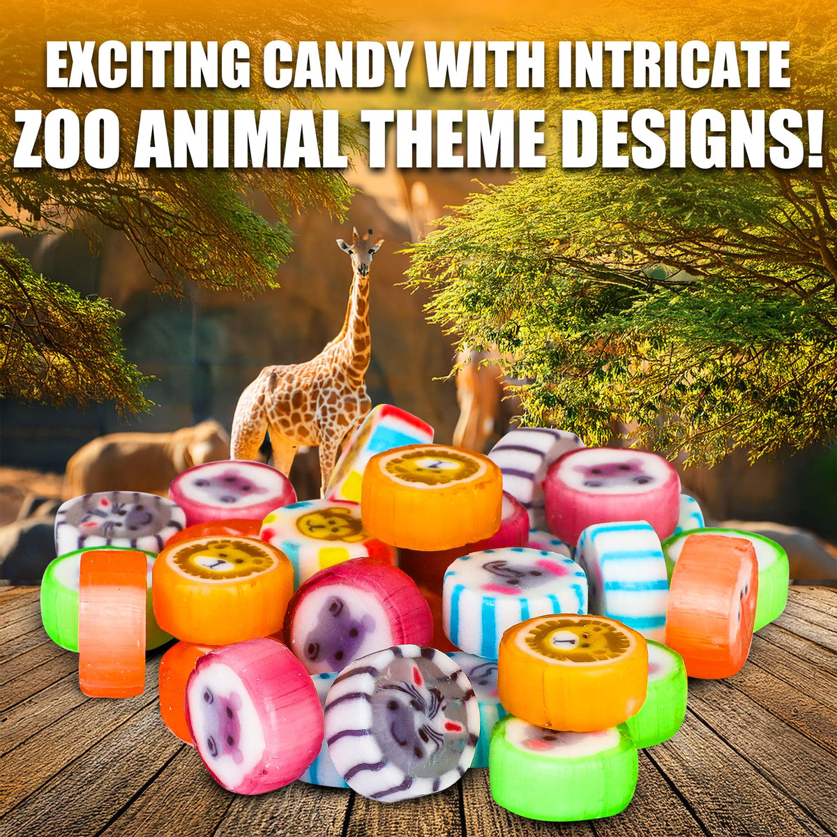RBBZ Party Animal Candy nine flavors for a colorful display