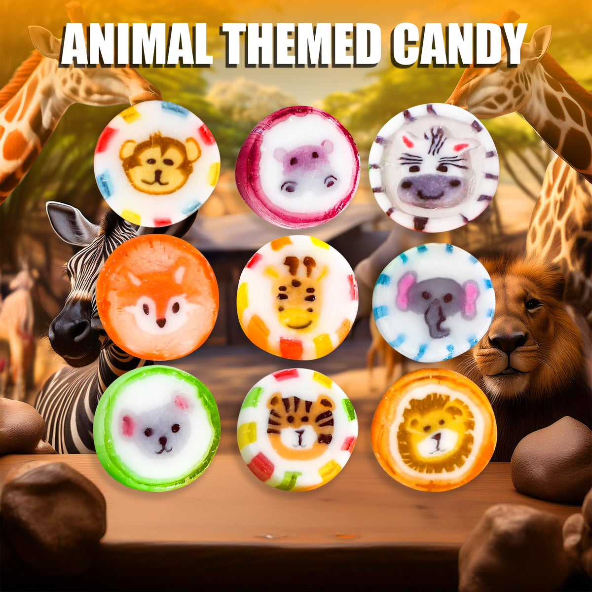 RBBZ Party Animal Candy individually wrapped pieces preserve freshness for easy sharing