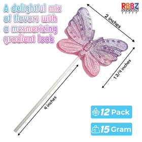 RBBZ ombre lollipops arranged for cake toppers and decor